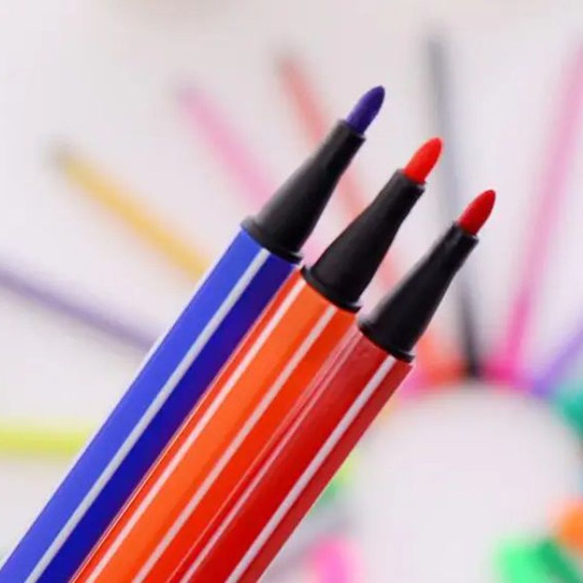 GENERICO - Lapices Kawaii 12 Colores Diseño PLUMONES CARITAS