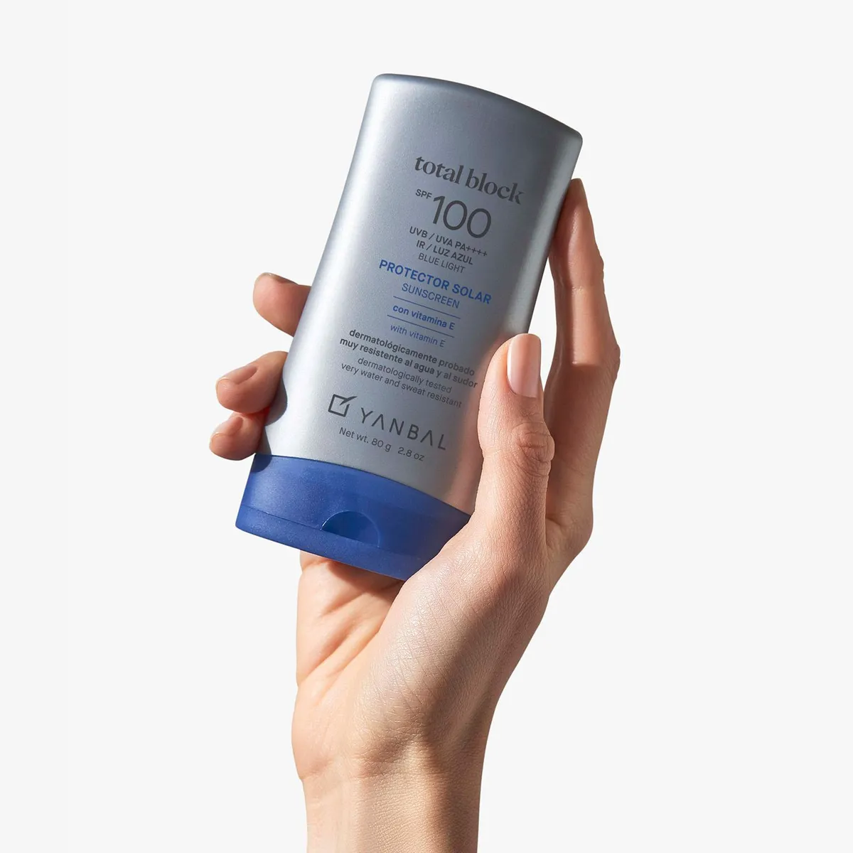 YANBAL - Total Block Protector Solar SPF100 80g Bloqueador Vitamina E