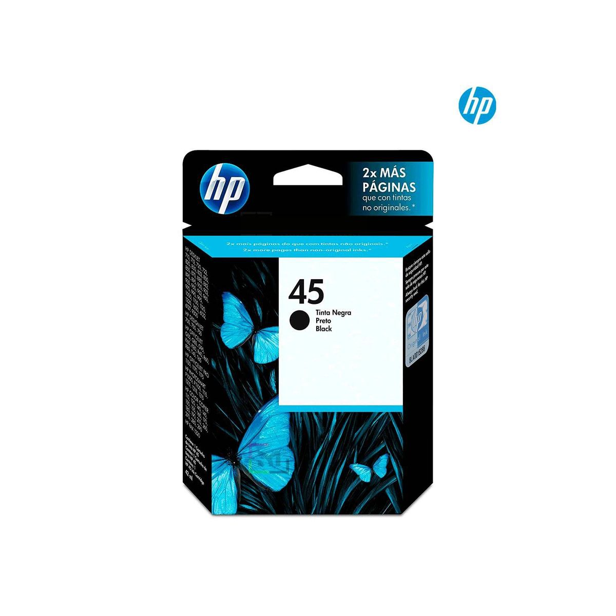 HP - Cartucho HP 45 Negro 51645AL original