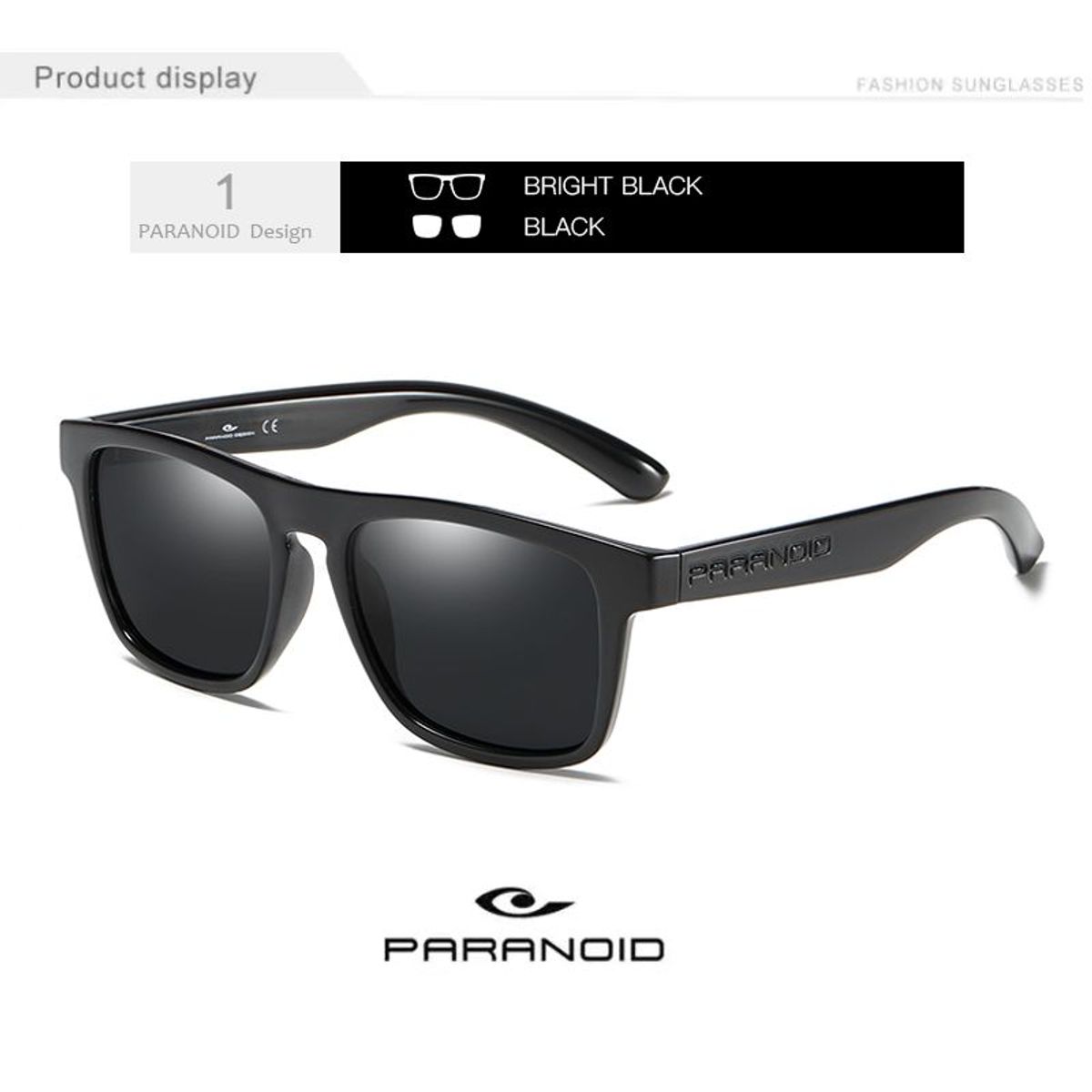GENERICO - Lentes de Sol PARANOID Ultra Brillo - Polarizados - UV400
