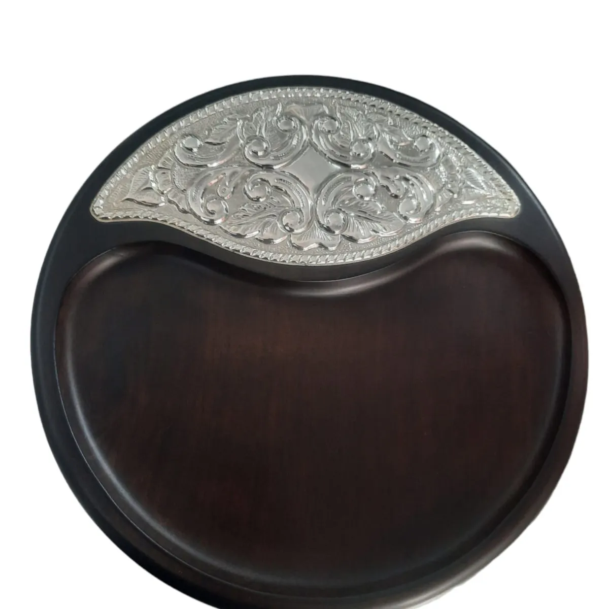 PERUVIANE - Plato de madera para piqueo con diseño de plat..950 de 25 cm