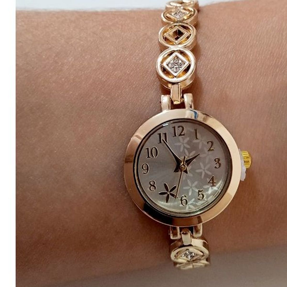 GENERICO - Set De Joyas Anillo  Collar Reloj Aretes Fantasía Fina_.