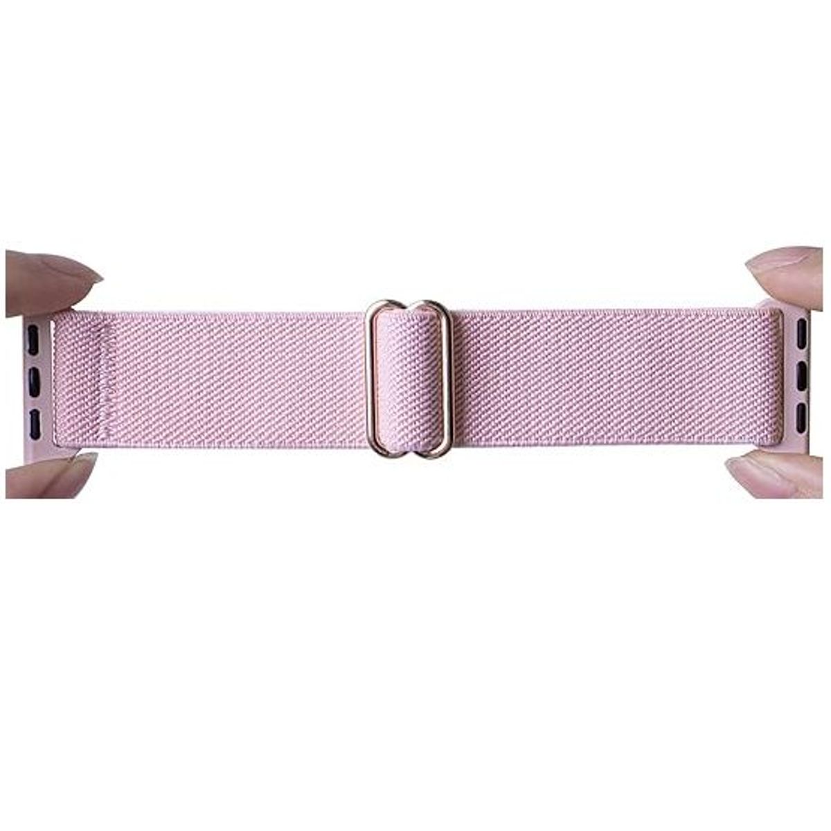 GENERICO - Correa Nylon Blanco + Case Bumper Para Apple Watch 42mm Nude