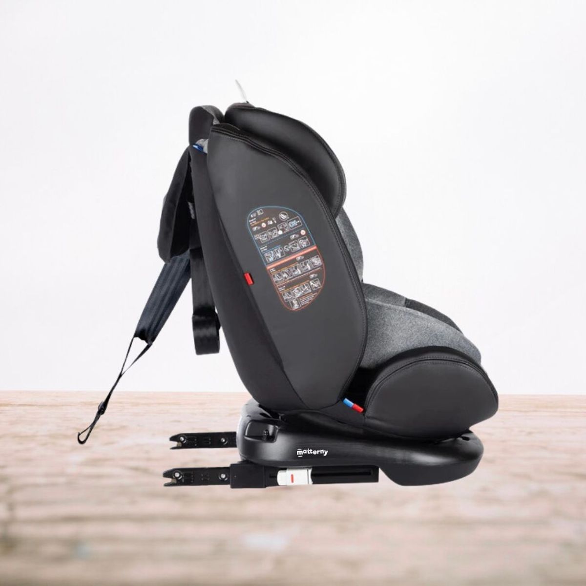 INFANTI - Silla De Auto Convertible INFANTI »I-GIRO 360º» Dark Grey