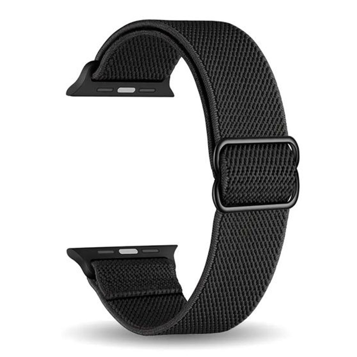 GENERICO - Correa Nylon + Case Bumper para Apple Watch 41mm - Negro