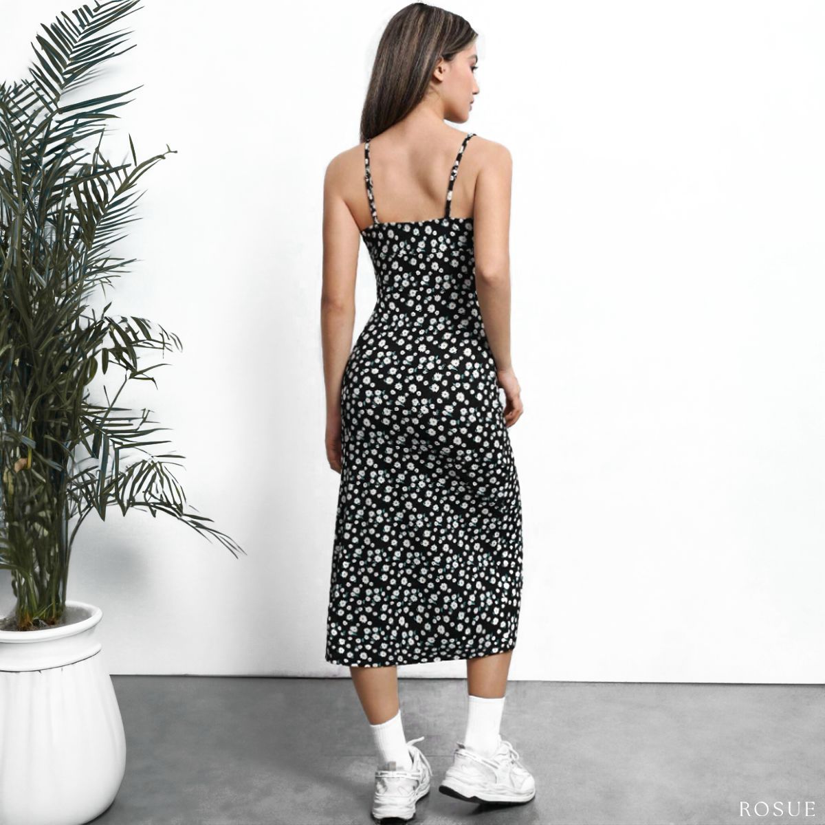 ROSUE - Vestido de mujer elegante y casual Piel de Durazno