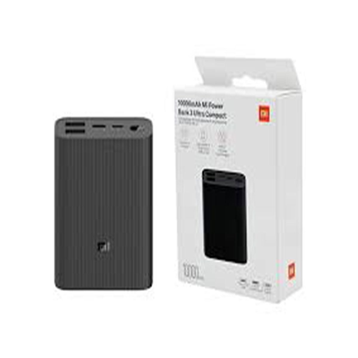 XIAOMI - Portatil Cargador Power Bank 3 Ultra Compact Xiaomi 10000mah - Negro