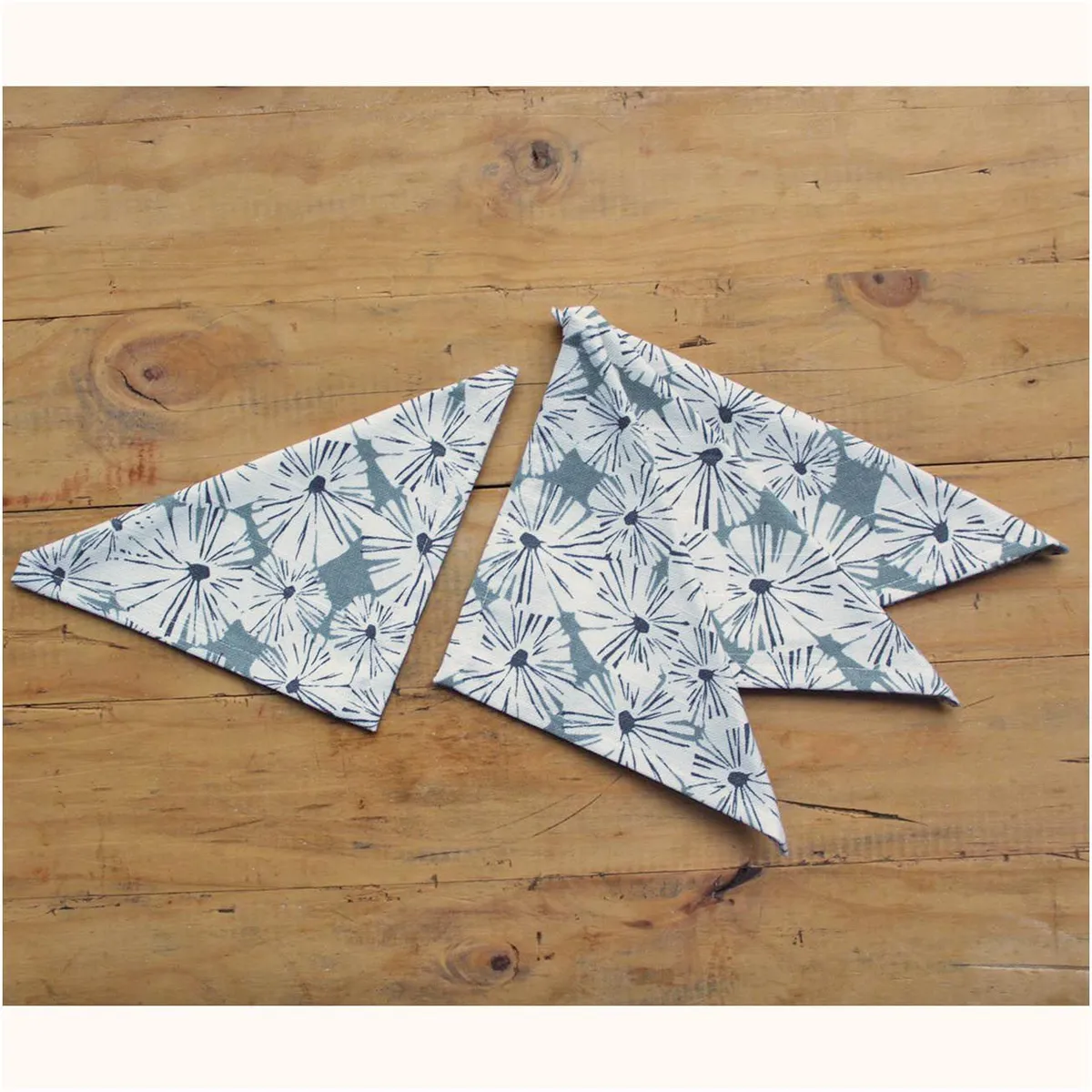 EL TWIST HOME - Set 4 Servilletas de Tela Blossom Cocktail Mini 20 x 20 cm