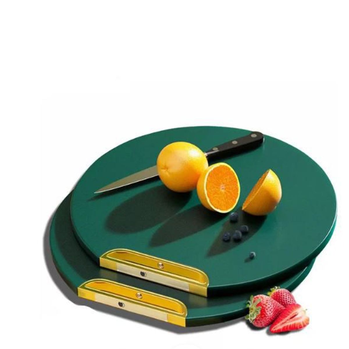 GENERICO - Tabla de picar circular giratorio de 360 °