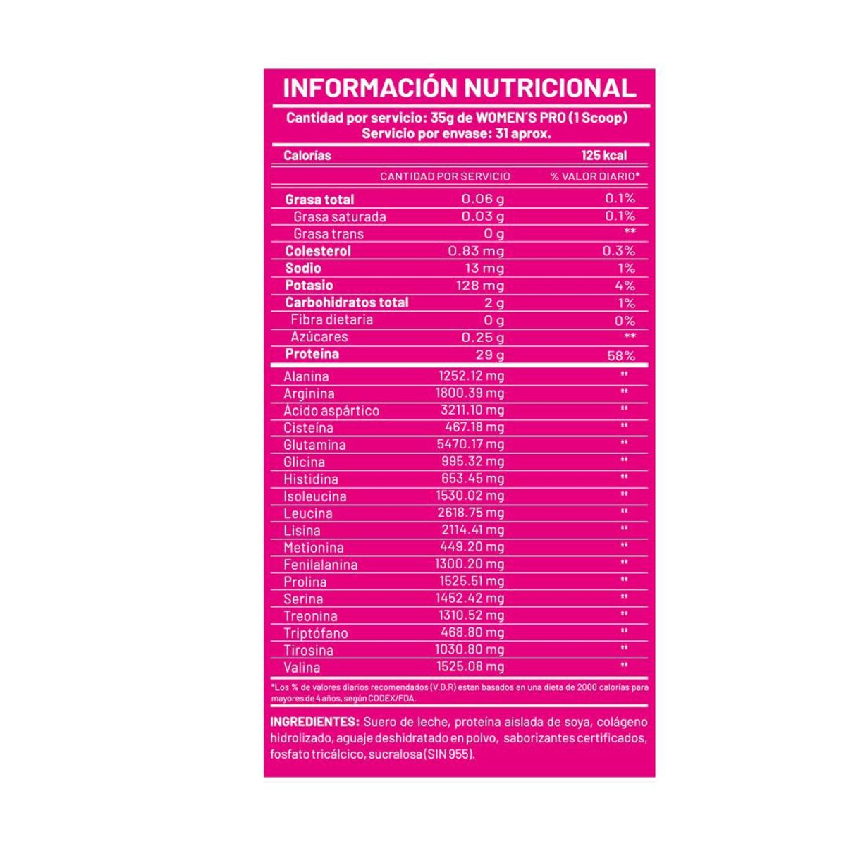 ADN - WOMENS PRO 3KG VAINILLA + SHAKER