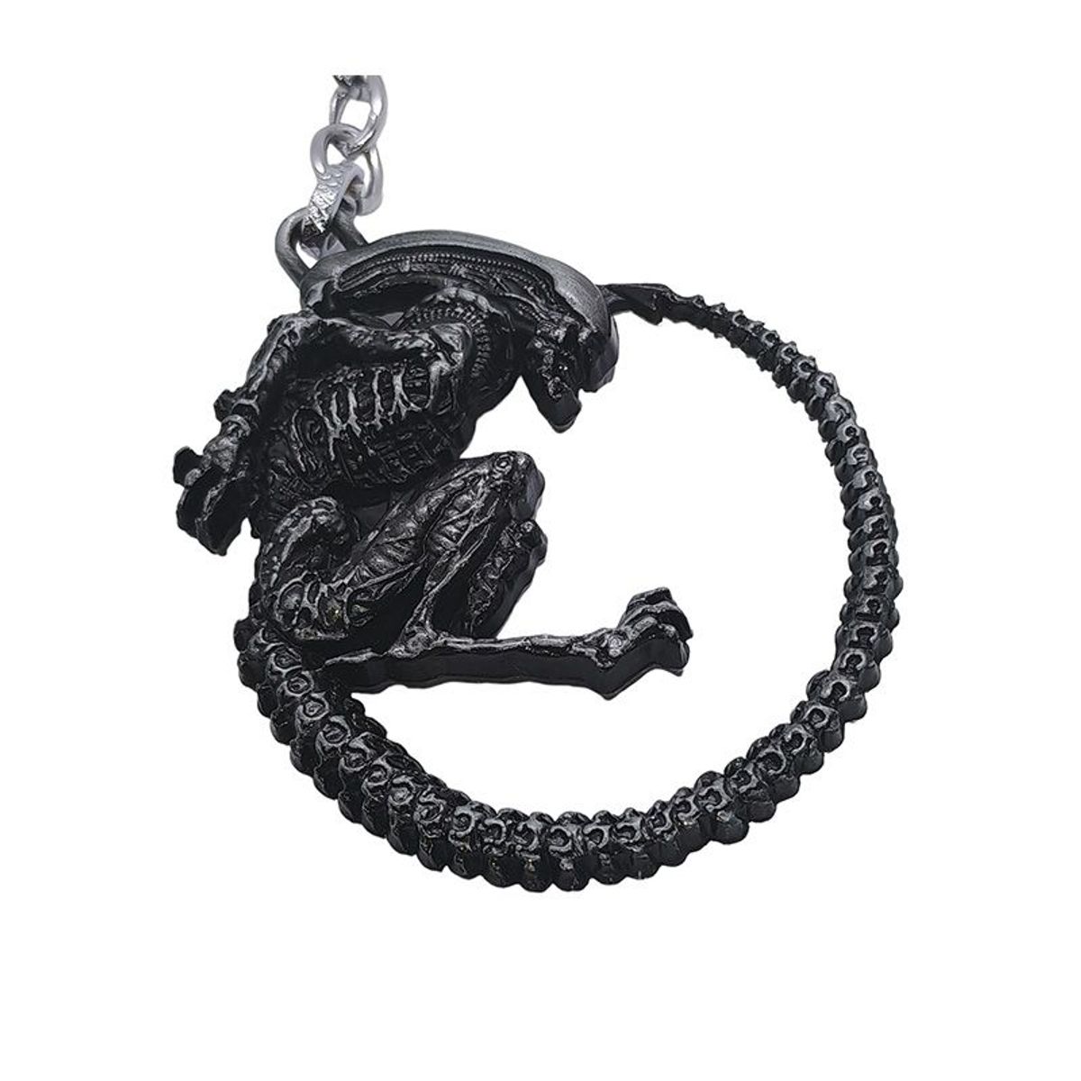 GENERICO - Llavero Aliens De Metal Plateado