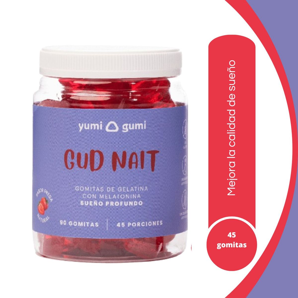 YUMI GUMI - Pack Gud Nait + Japi Tami Gomitas Yumi Gumi 90 Und