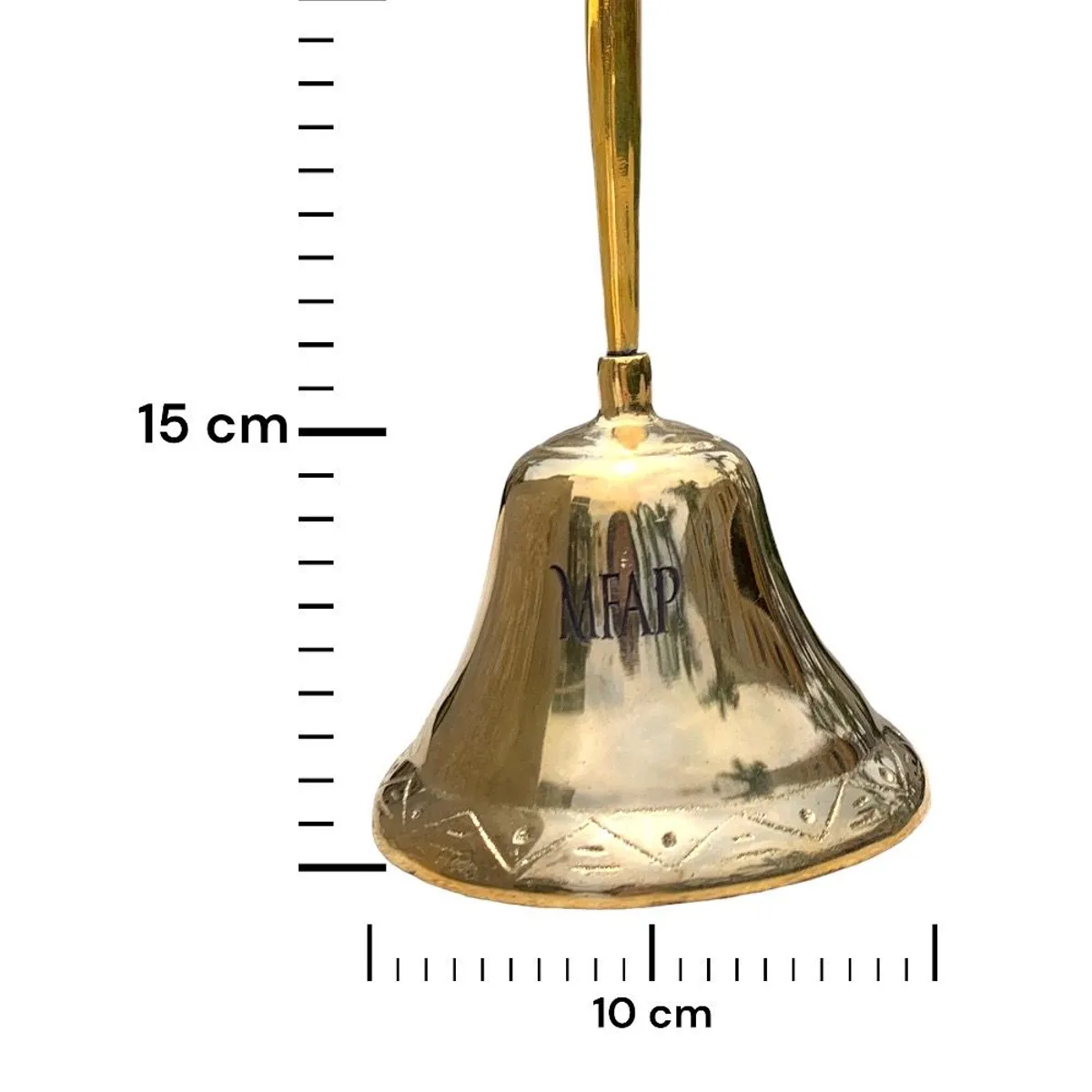 MFAP BRONCERIA Y ANTIGUEDADES - campana de palito - grande