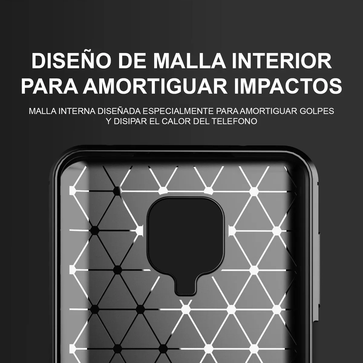 GENERICO - Case Funda Silicona Fibra De Carbono SONY XPERIA 5 V - Negro