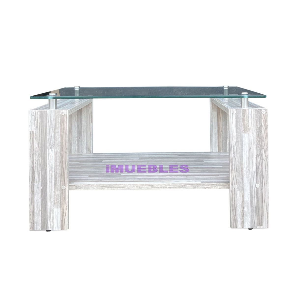 TEMEL - Mesa de Centro para Sala Mesa de Centro con vidrio