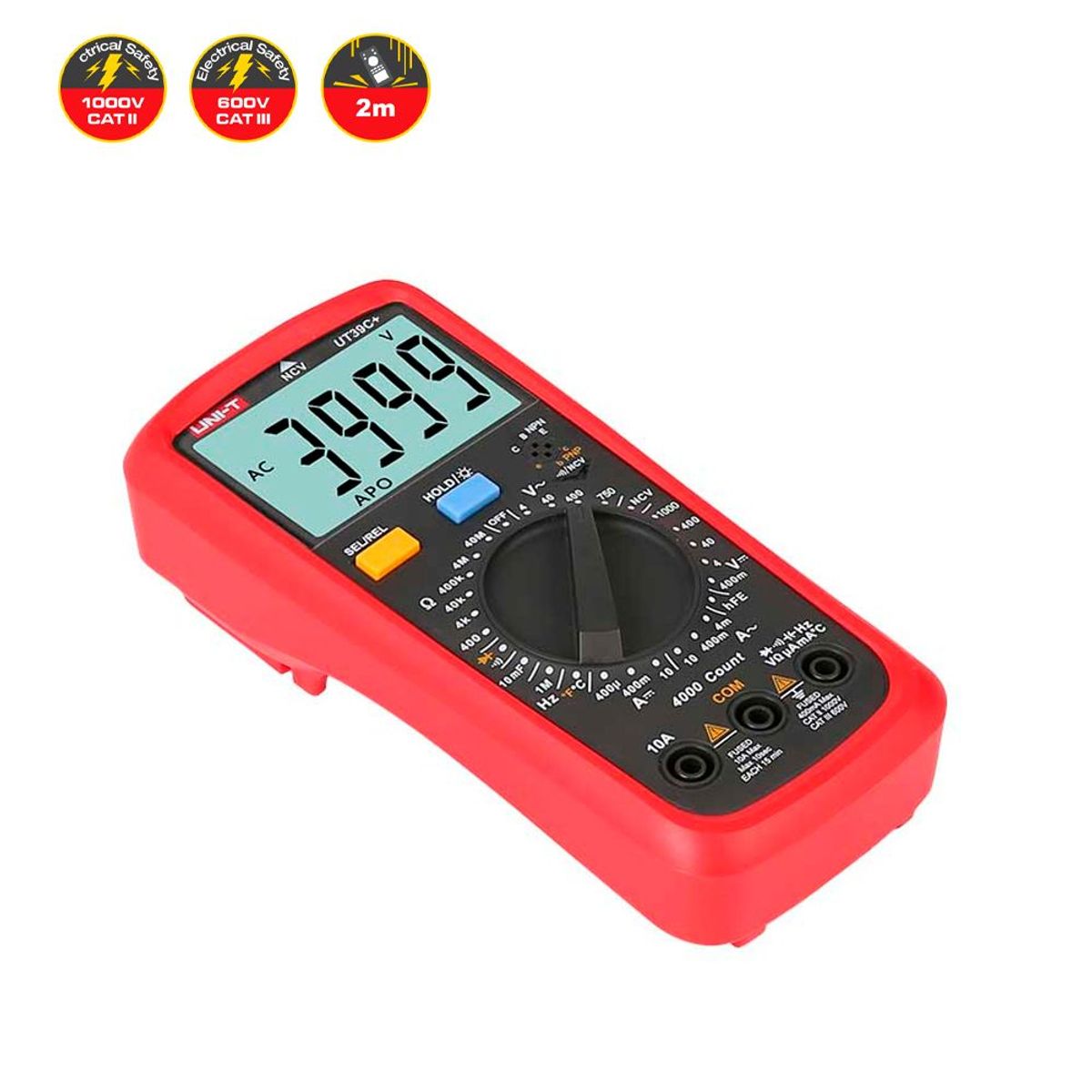 UNI T - Multímetro Digital UNI-T UT39C+