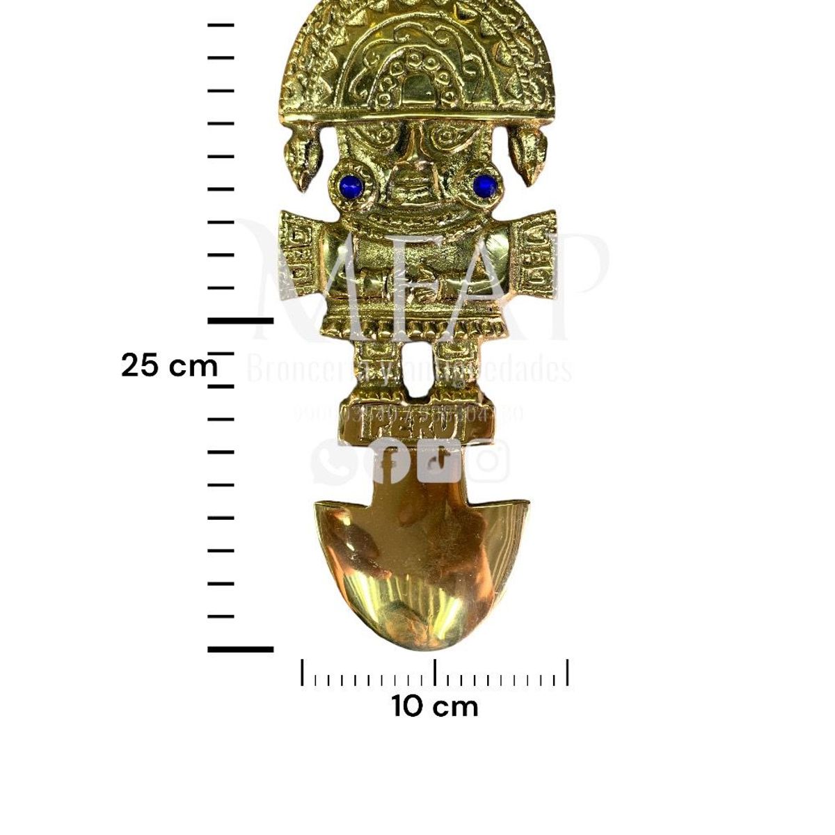 MFAP BRONCERIA Y ANTIGUEDADES - Tumi grande en bronce