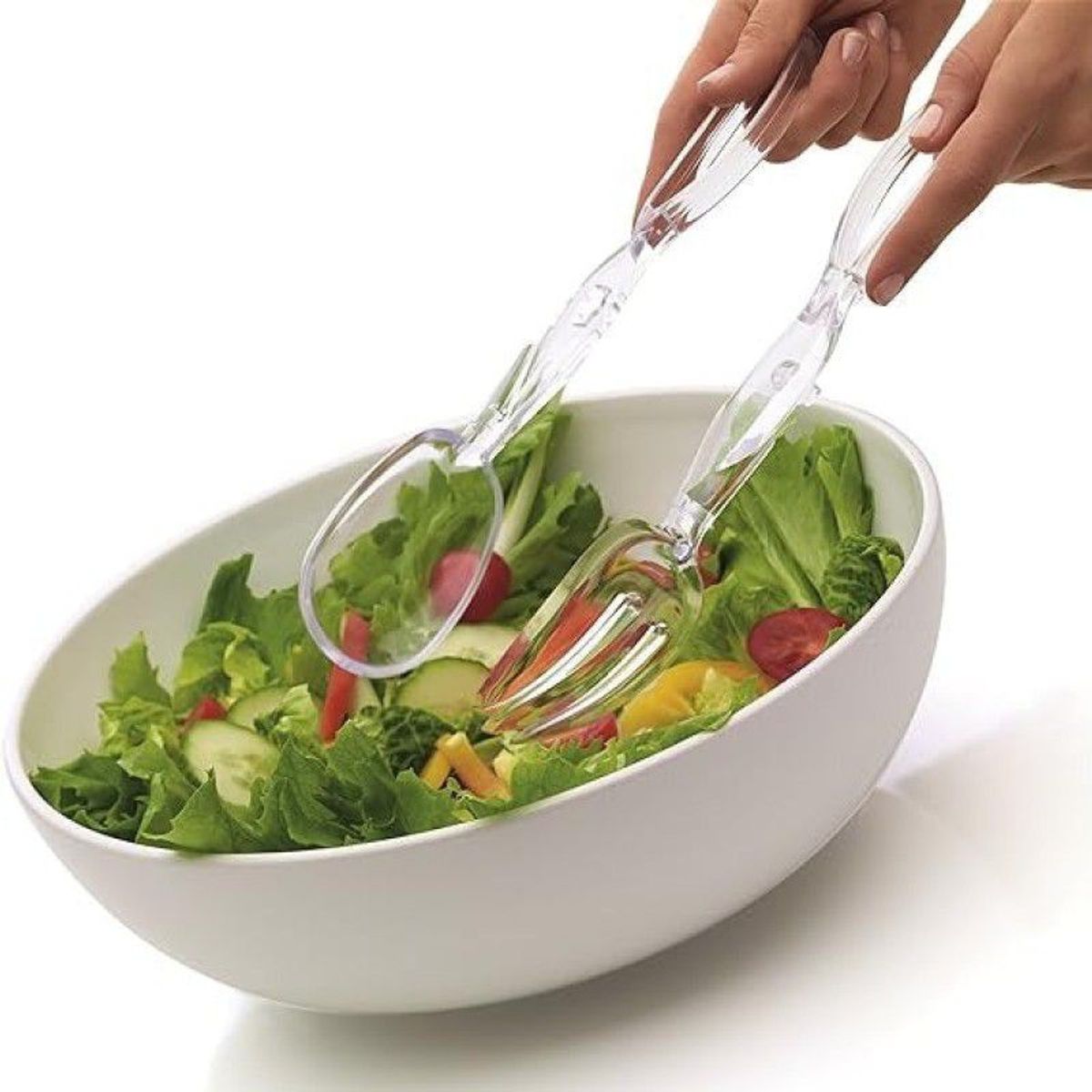 AURELA - Pinzas de Plástico para Alimentos y Ensaladas