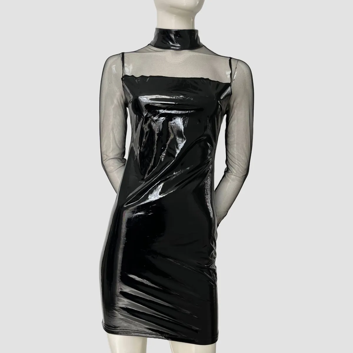 GENERICO - Vestido de cuerina para dama - In Vogue Paris