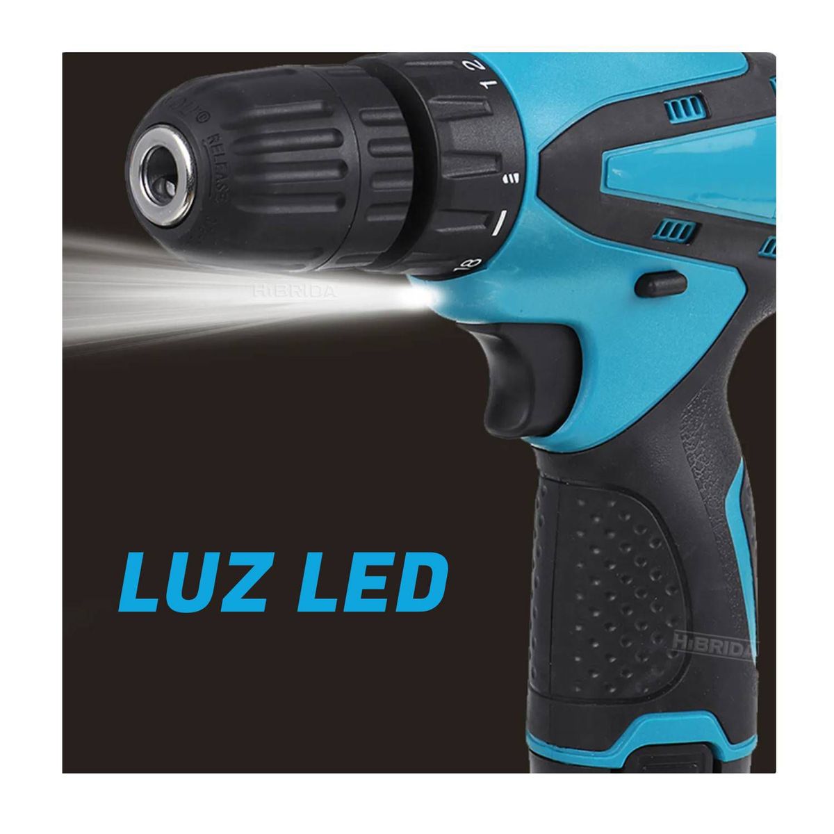 GENERICO - TALADRO ATORNILLADOR INALAMBRICO 12V  DESTORNILLADOR MADERA METAL