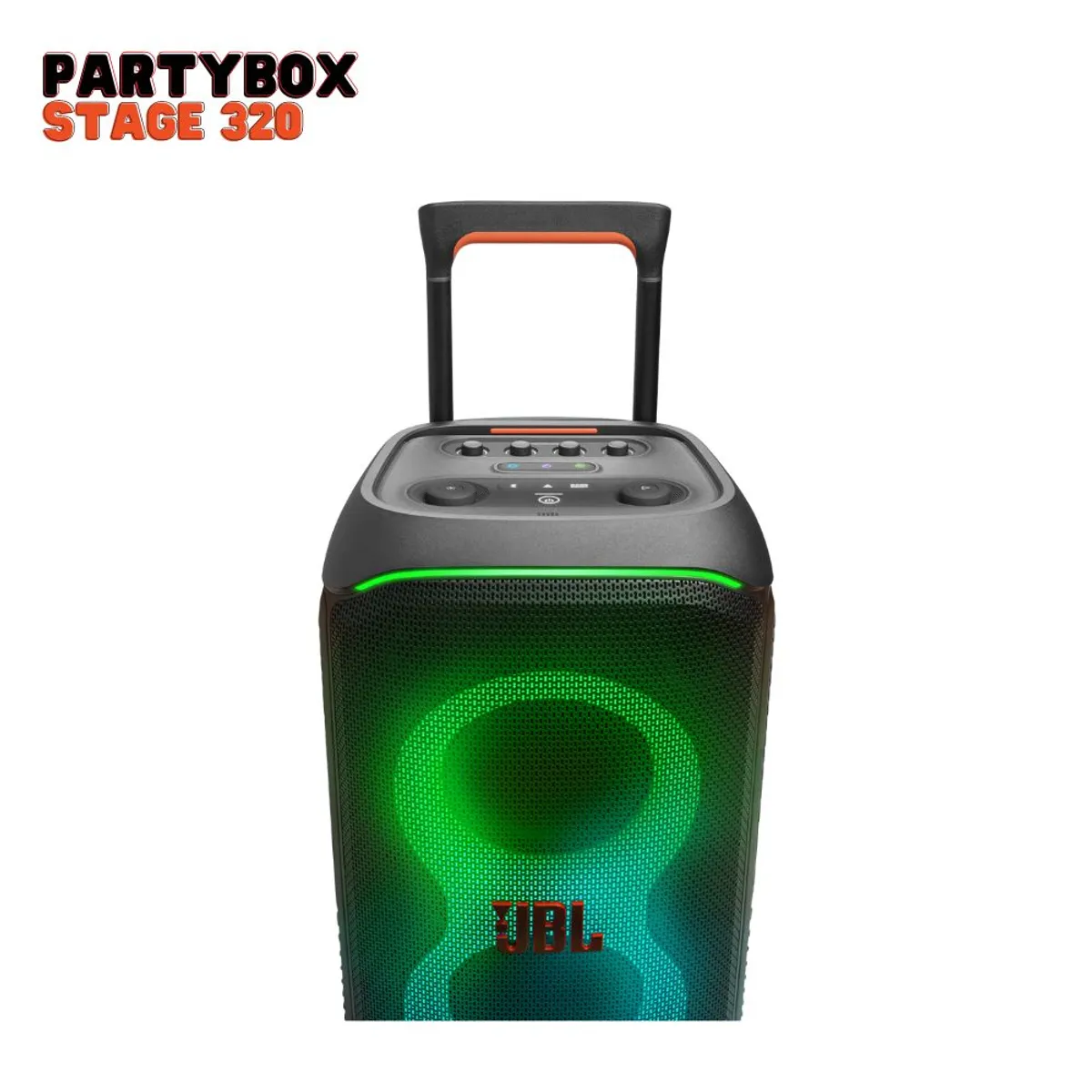 JBL - Parlante Bluetooth JBL PartyBox Stage 320 IPX4 y Espectáculo de Luces