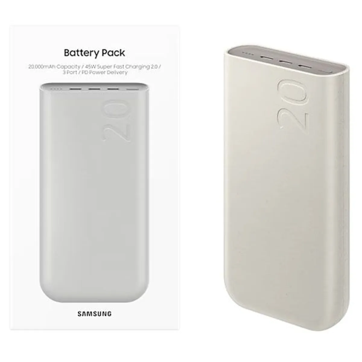SAMSUNG - Power Bank Samsung 20000mAh 45W Battery Pack P4520