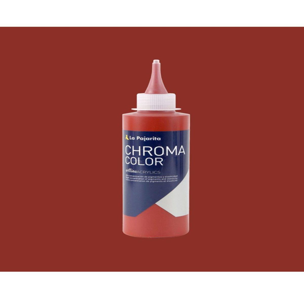 LA PAJARITA - Chroma Color CC-28 Rojo Oxido de Hierro pintura para cuadros