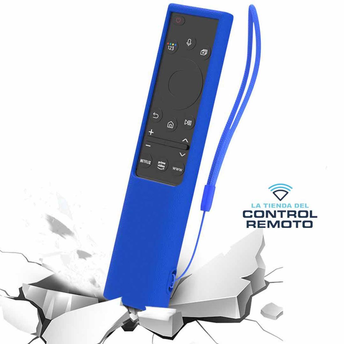 CASE - Funda Protector Para Control Samsung Qled - Azul