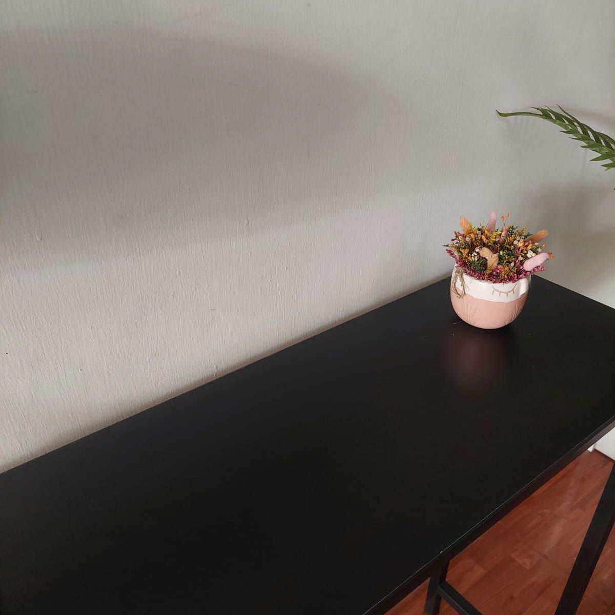 GENERICO - Recibidor industrial color negro 100x30x93 alt