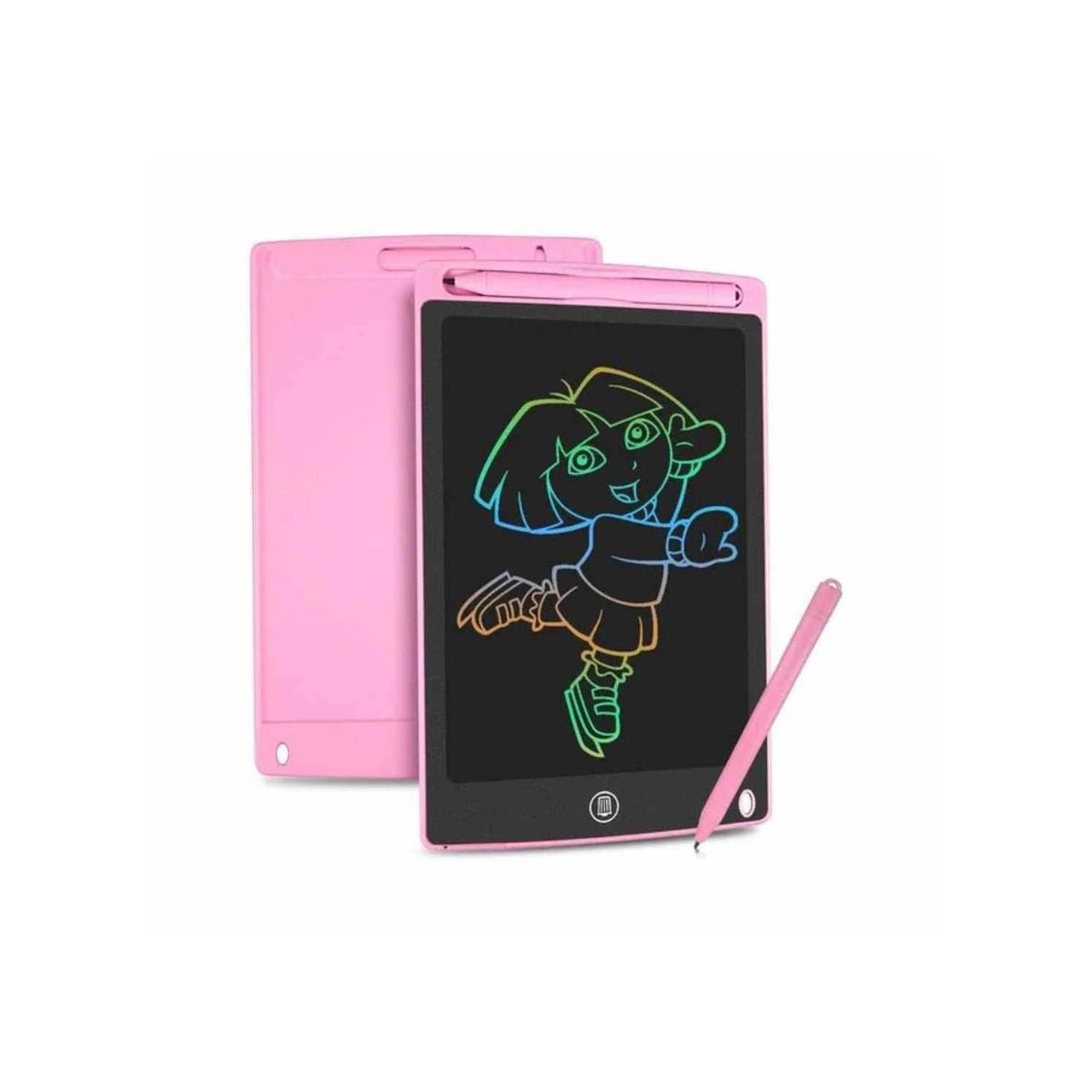 GENERICO - Tablet Pizarra Lcd Dibujo para Niños 12 Pulgadas ROSADO