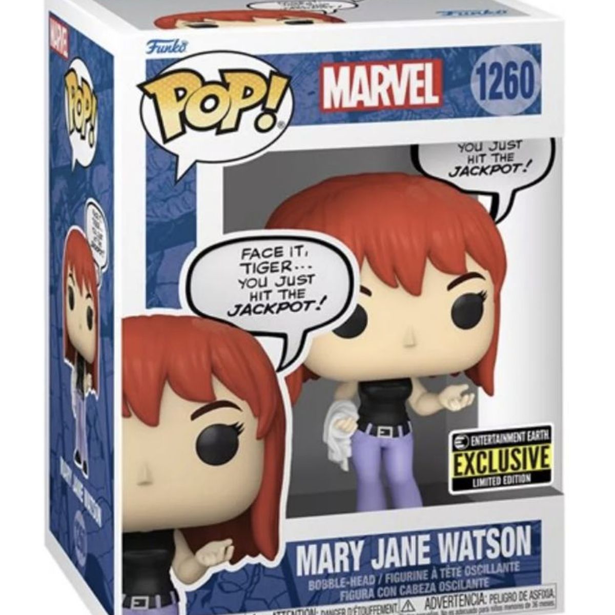FUNKO - Mary Jane Watson Funko Pop 1260 Spiderman Exclusivo