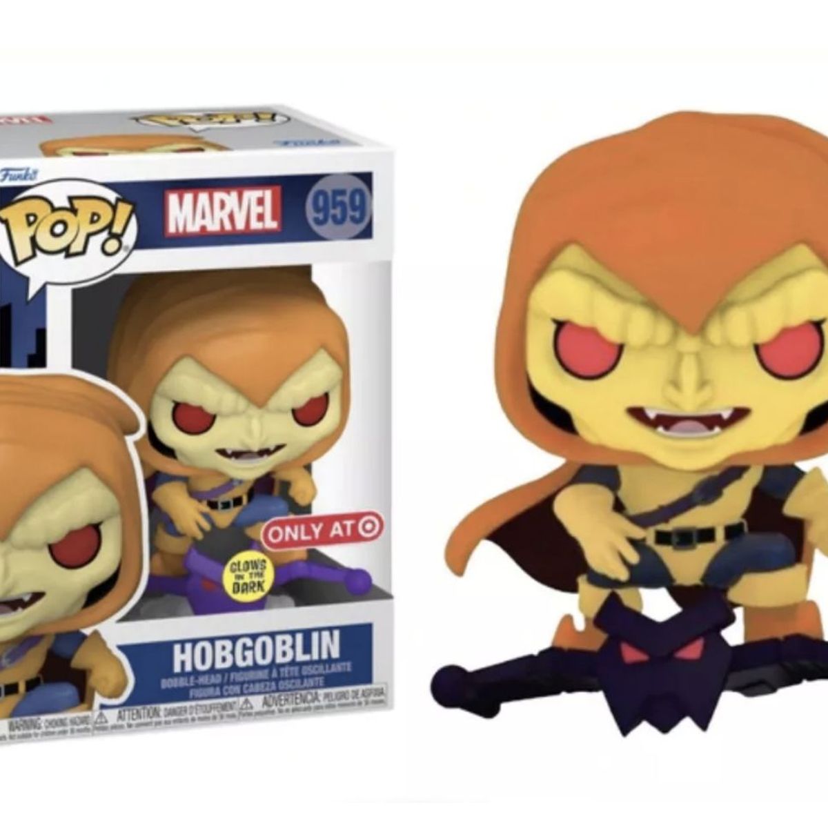 FUNKO - Hobgoblin Box Funko Pop + Polo Talla L Spiderman Exclusivo