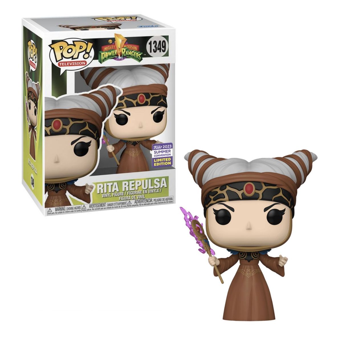 FUNKO - Rita Repulsa Funko Pop 1349 Power Rangers Exclusivo