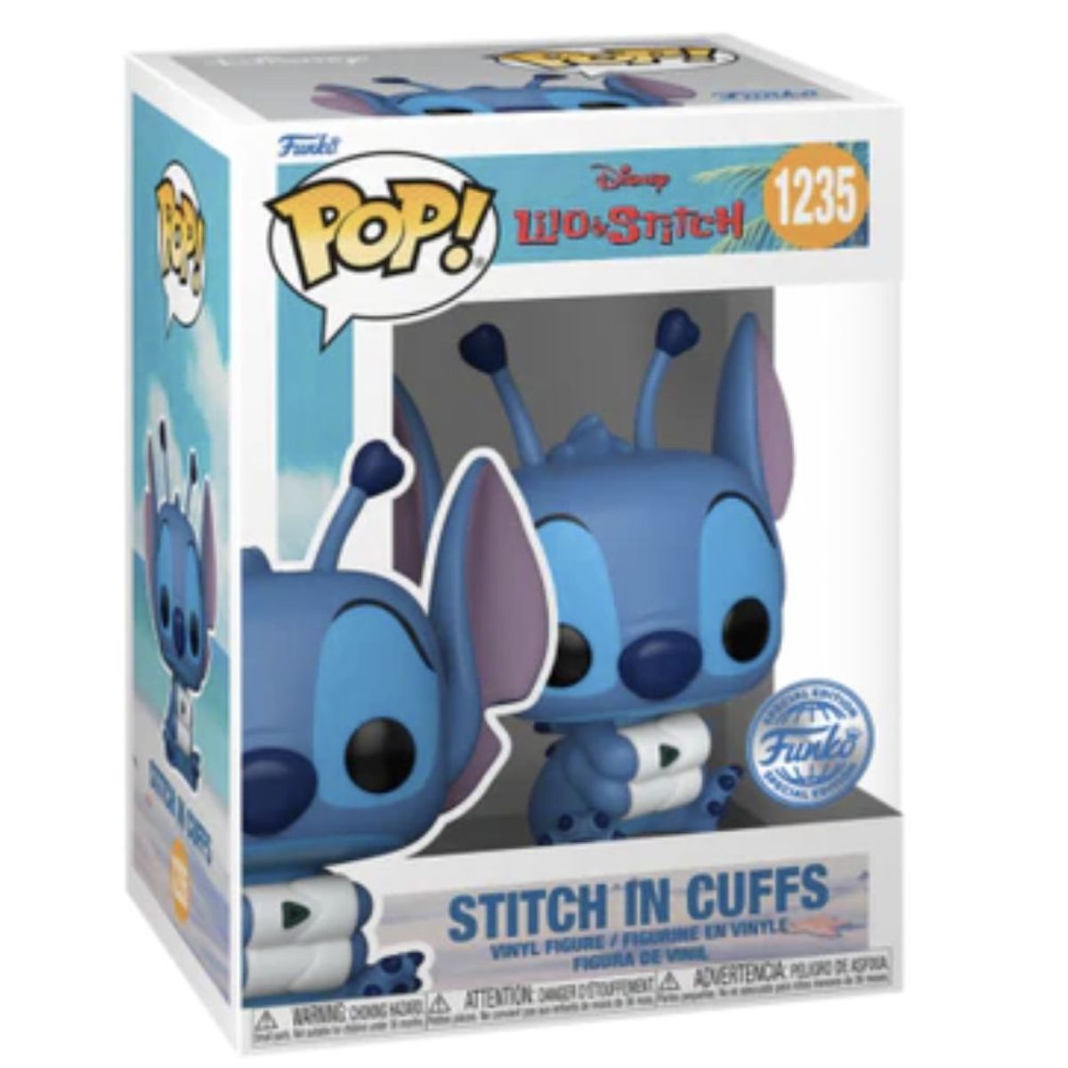 FUNKO - Stitch In Cuffs Funko Pop 1235 Lilo Y Stitch Exclusivo