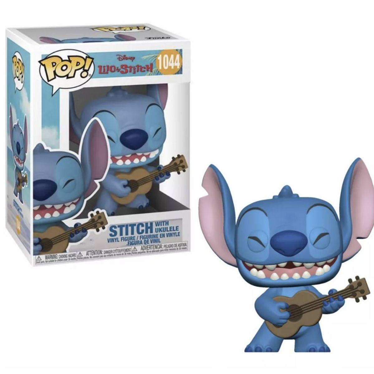 FUNKO - Stitch Ukelele Funko Pop 1044 Lilo Y Stitch Original