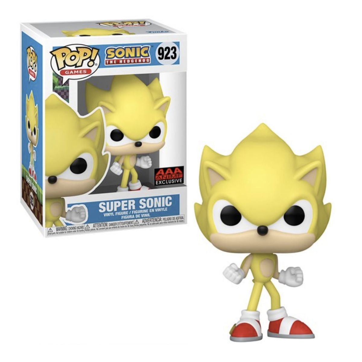 FUNKO - Super Sonic Funko Pop 923 Exclusivo Aaa Sonic