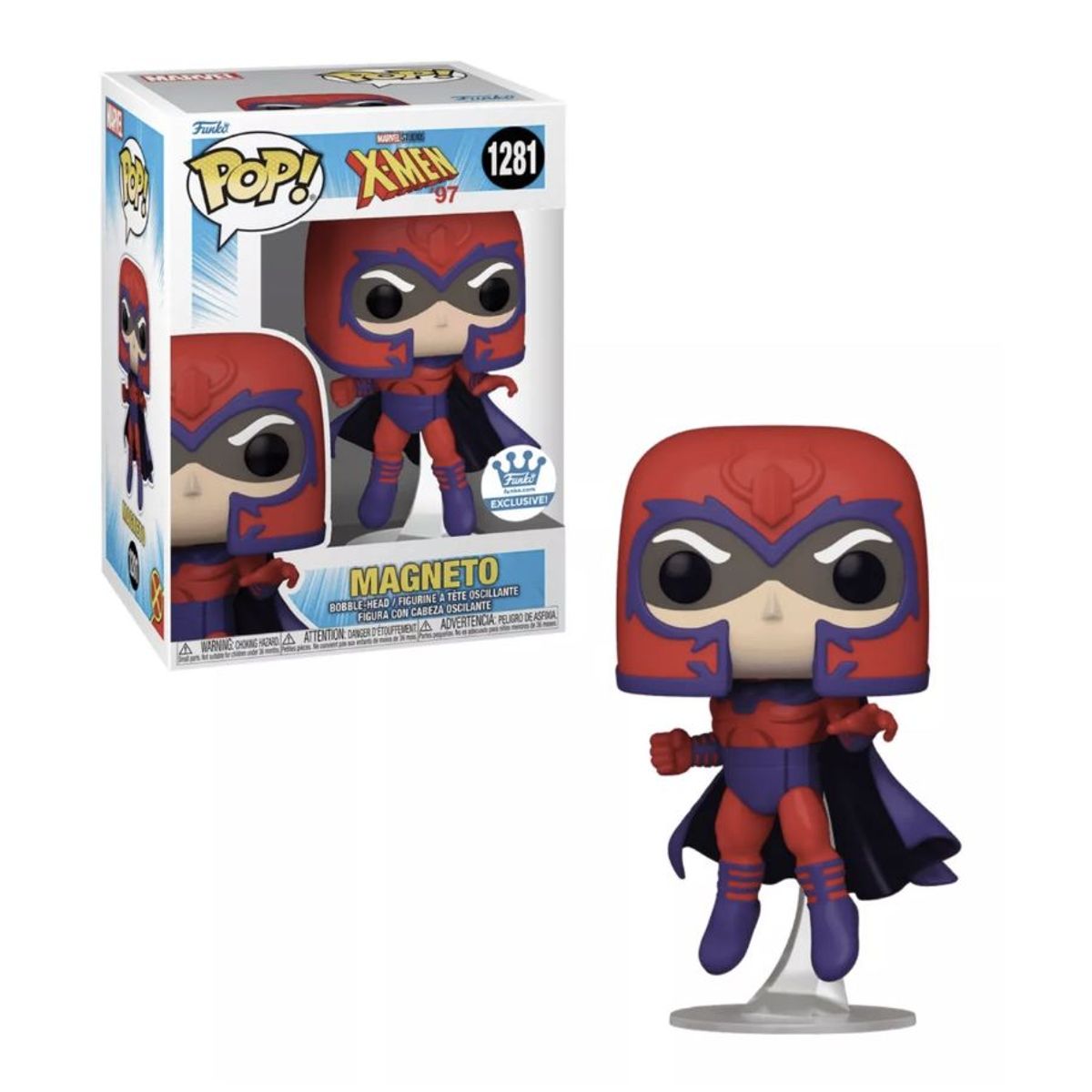 FUNKO - Magneto Funko Pop 1281 X men Exclusivo Funkoshop Original