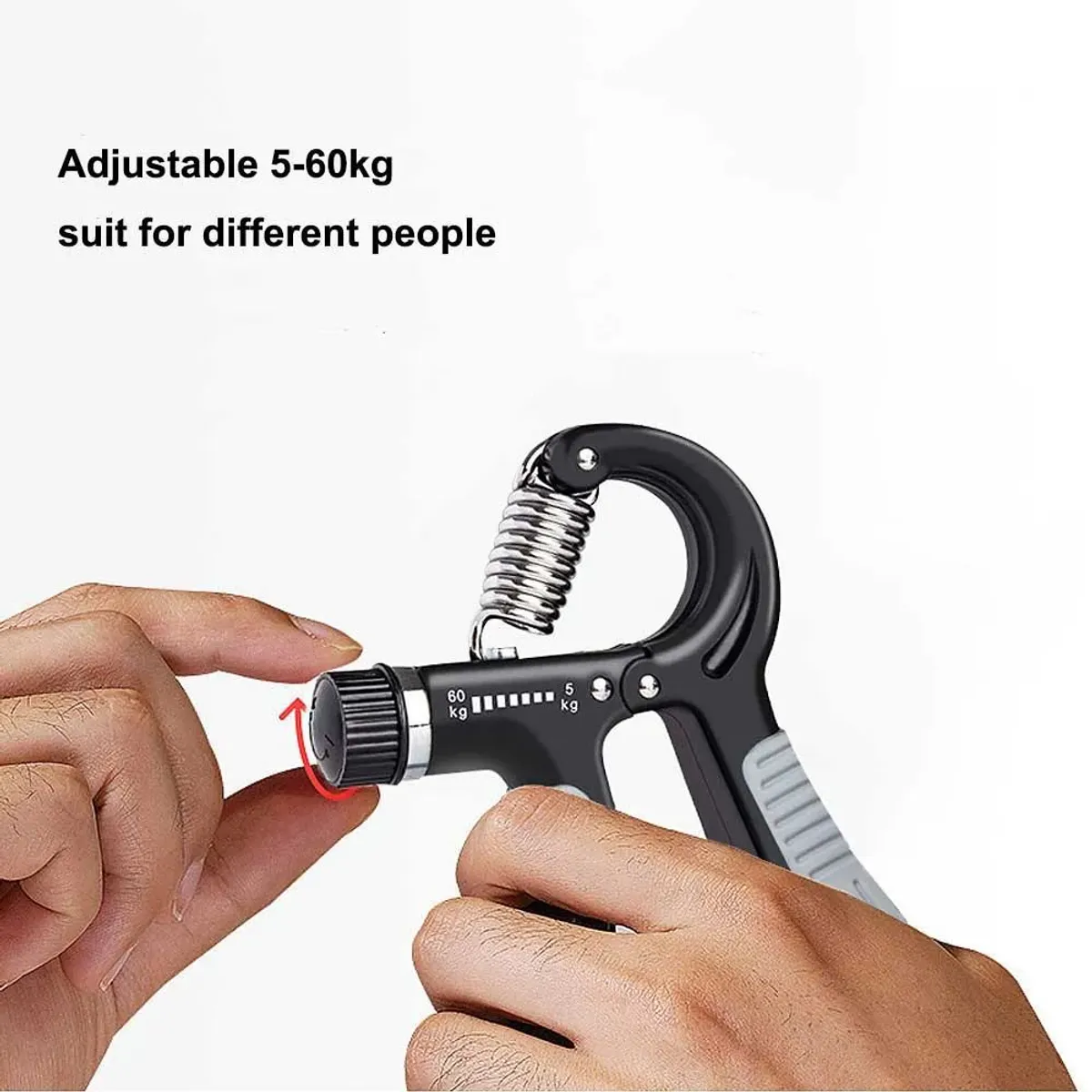 GENERICO - Hand Grip  Con Regulador 5-60Kg Y Contador Digital