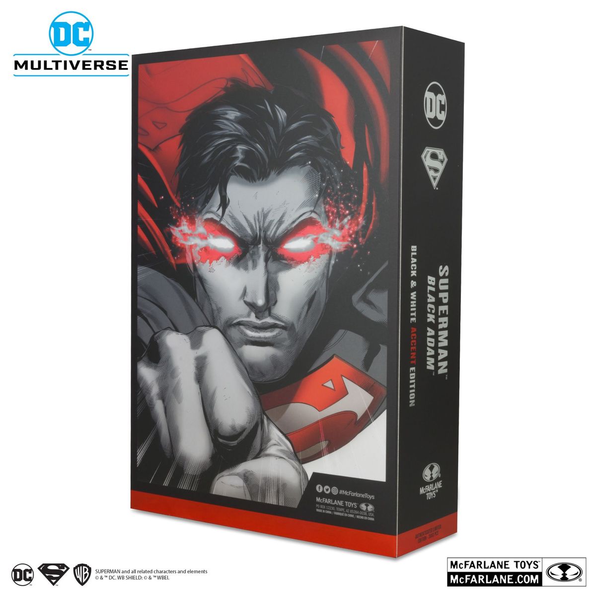 MCFARLANE - DC Comics Superman Limited Black & White Accent Edition