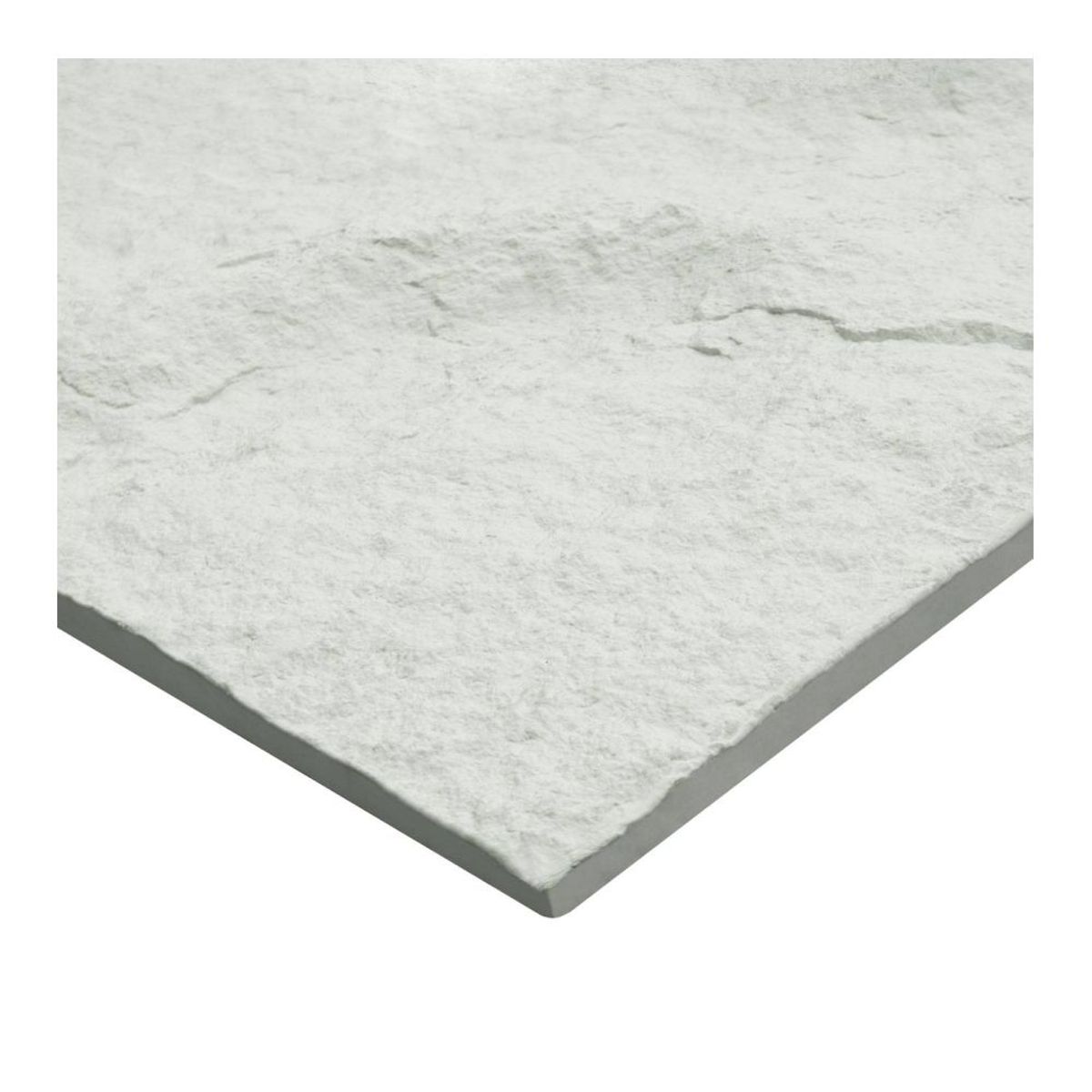 GENERICO - Panel de Piedra Cincelada 120 x 60cm x 30mm - Blanco