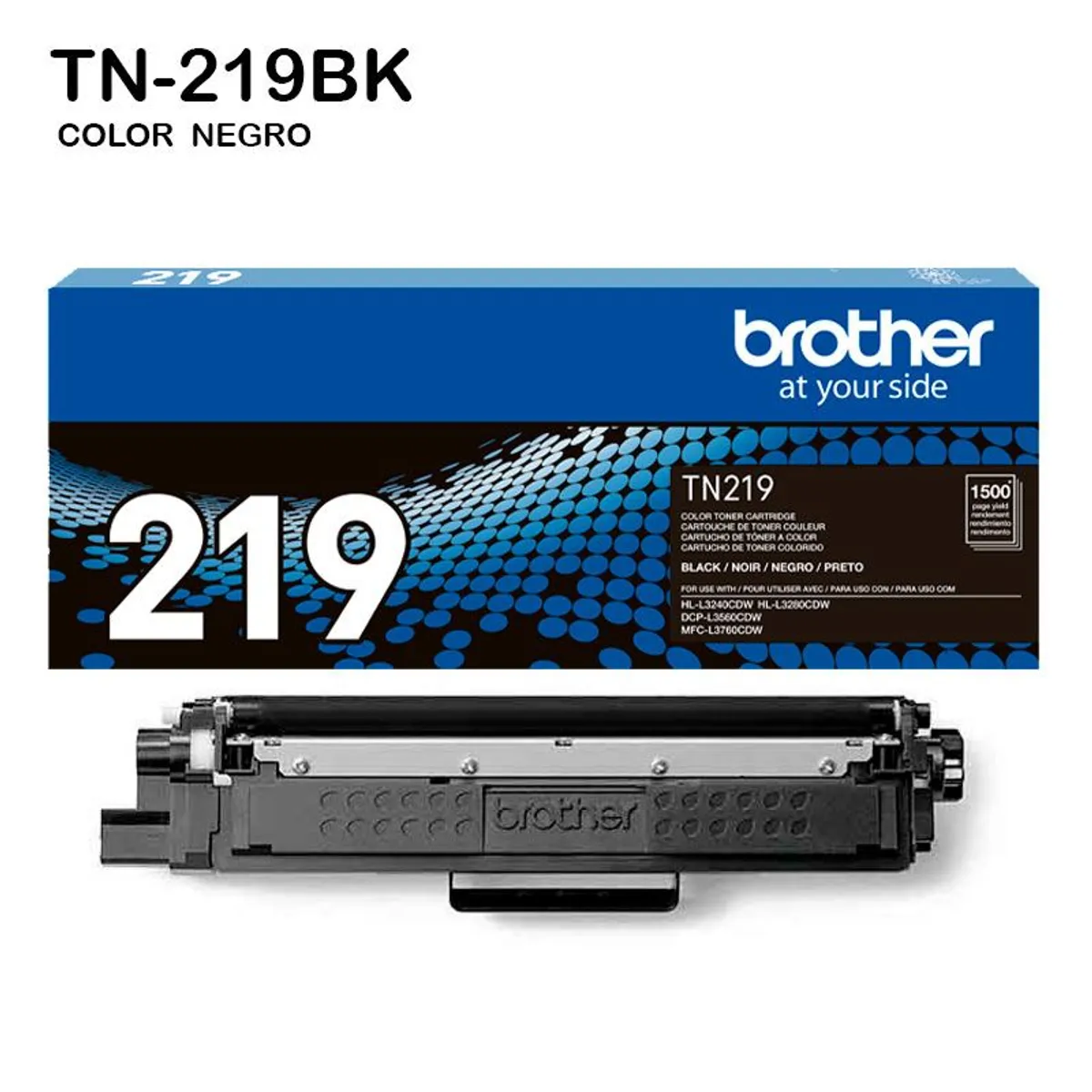 BROTHER - Toner Brother TN-219 Black Original Rendimiento 1500 pag.