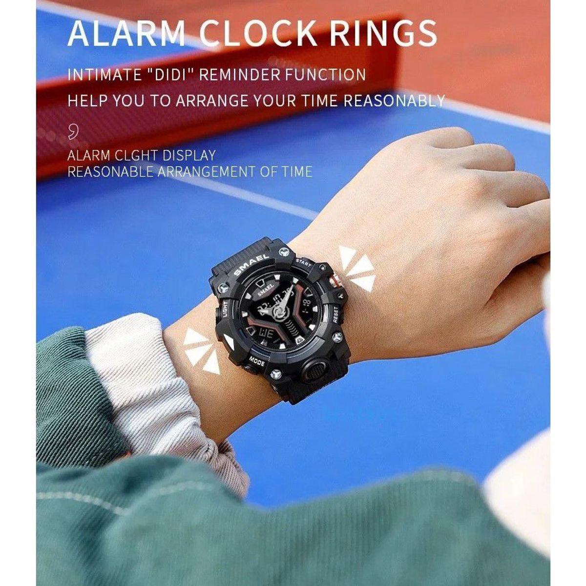 SMAEL - Reloj Deportivo SMAEL 8075 Resina