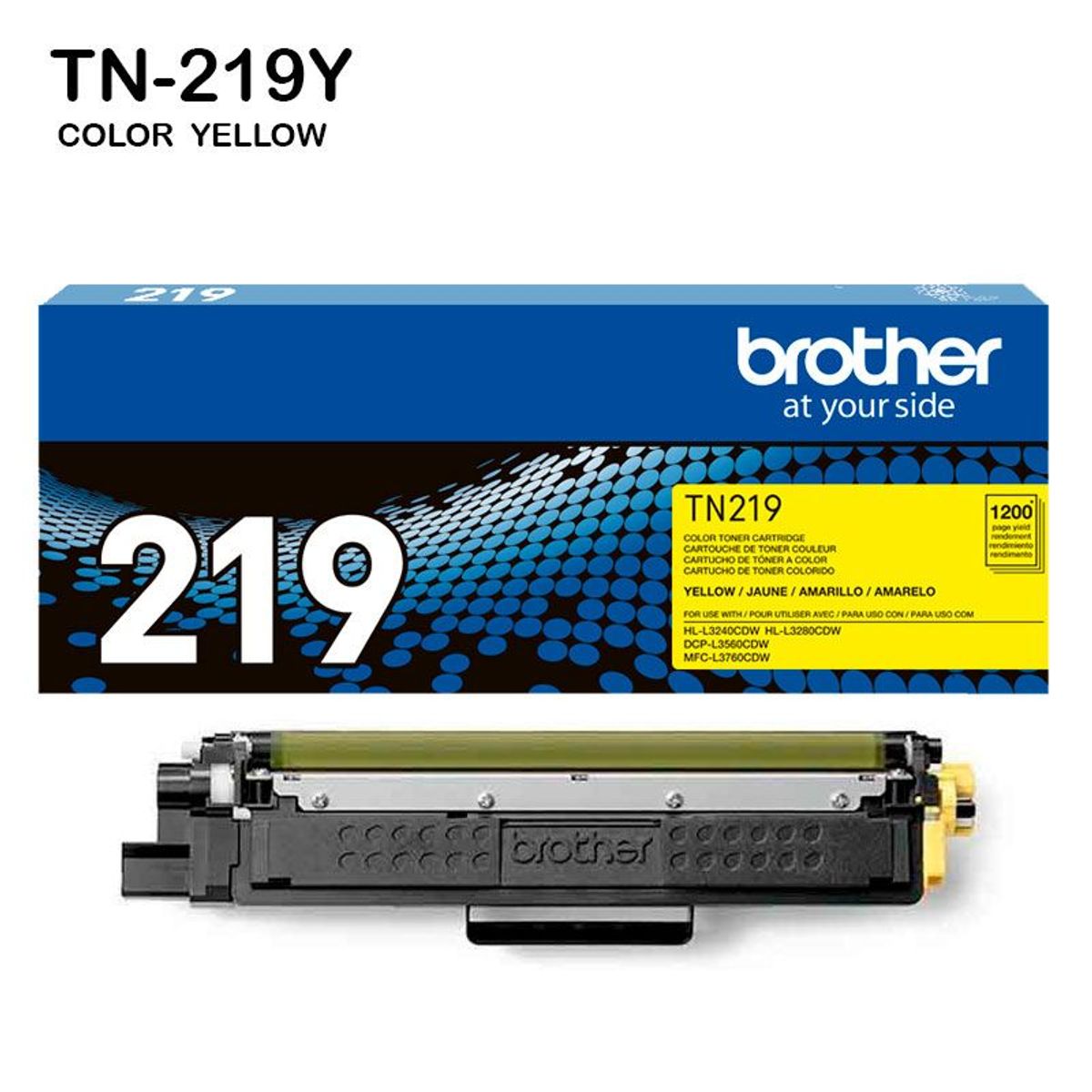 BROTHER - Toner Brother TN-219 Yellow Original 1200 pag TN 219