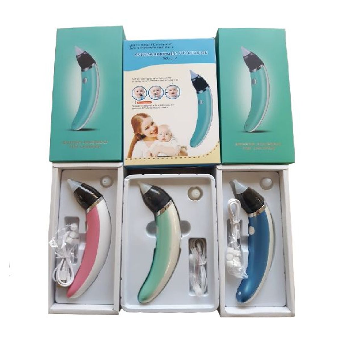 GENERICO - ASPIRADOR NASAL PARA RECIEN NACIDO Y BEBES -  FUCSIA