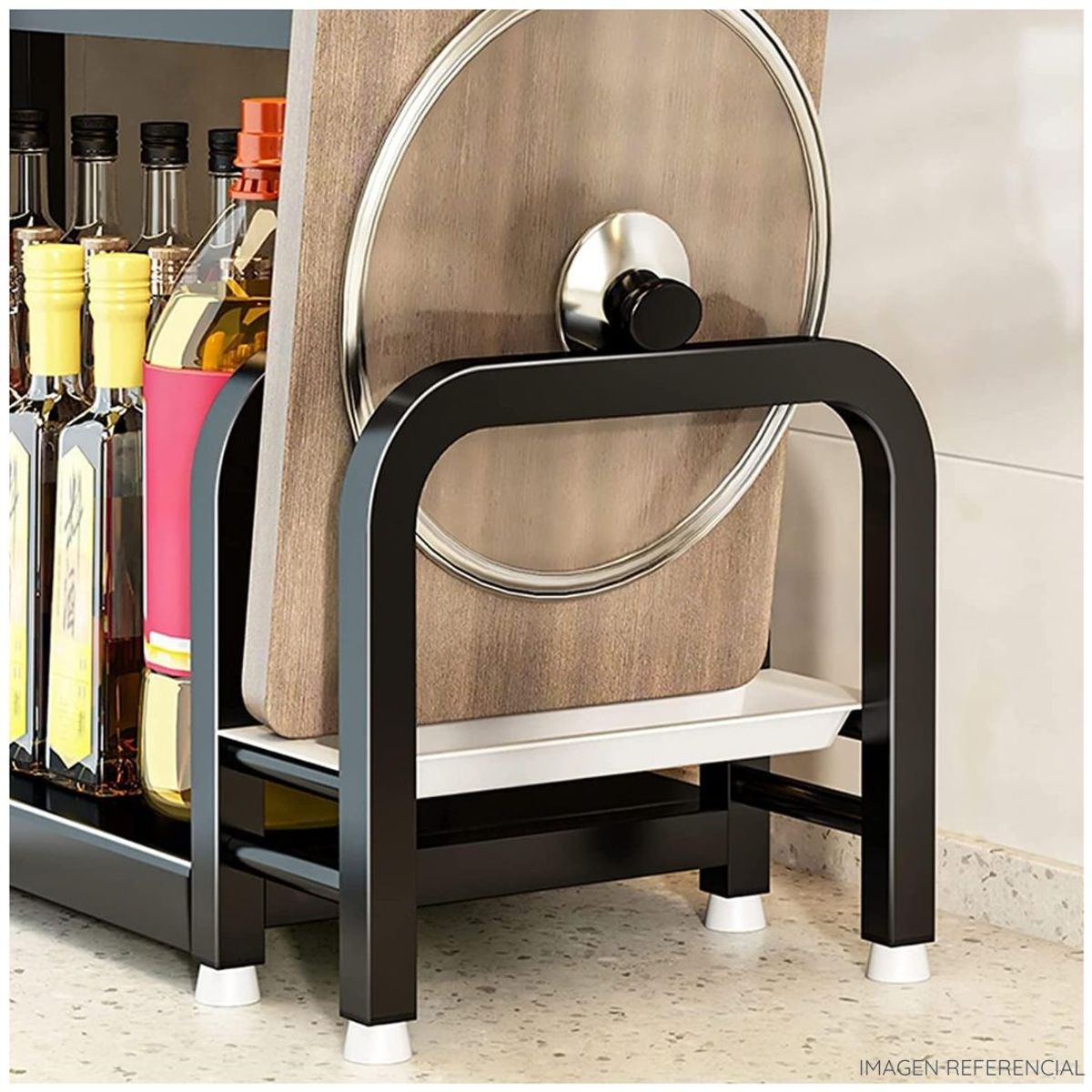 INSPIRA MARKET - Organizador de Especies Condimentos Utensilios 3 niveles multifunción