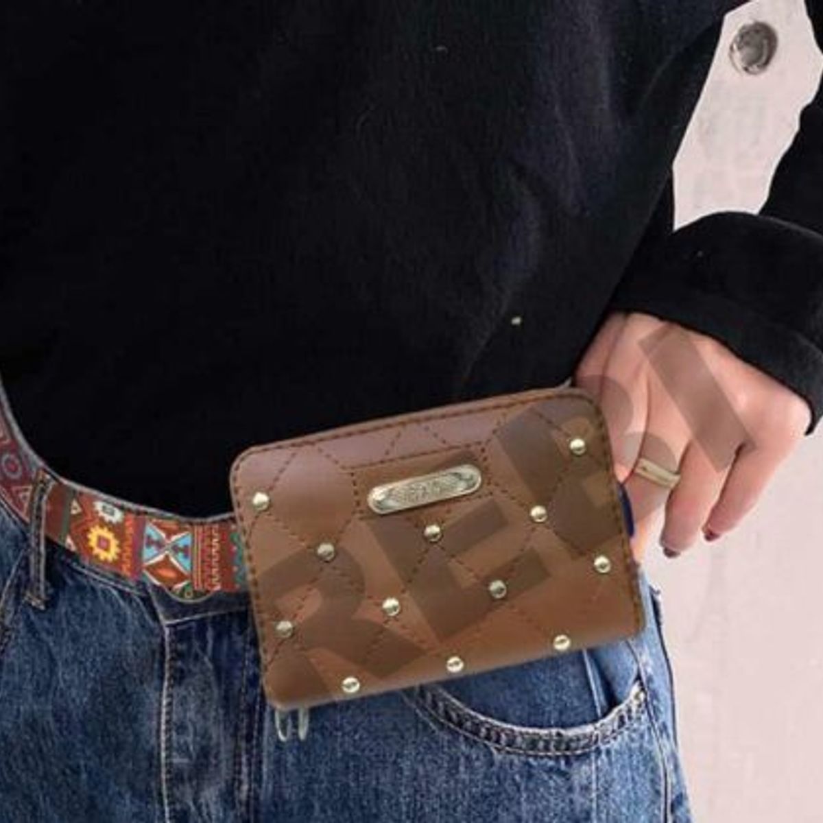 GENERICO - Riñonera - canguro para cintura con compartimentos