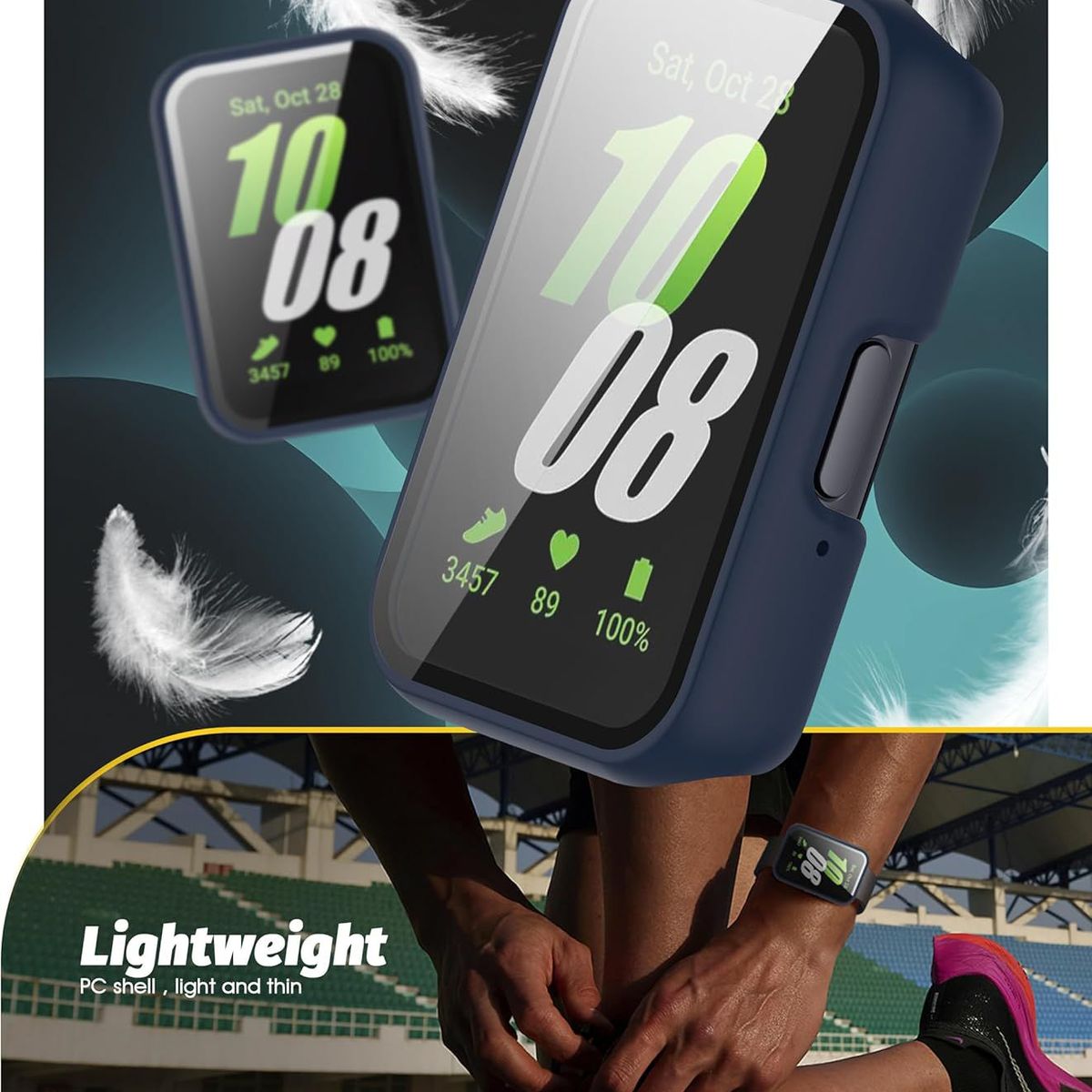 GENERICO - Bumper Para  Samsung Galaxy Fit 3 - Azul