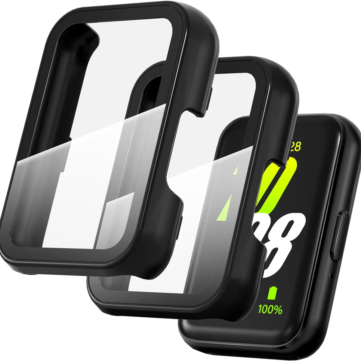 GENERICO - Bumper Para  Samsung Galaxy Fit 3 - Negro