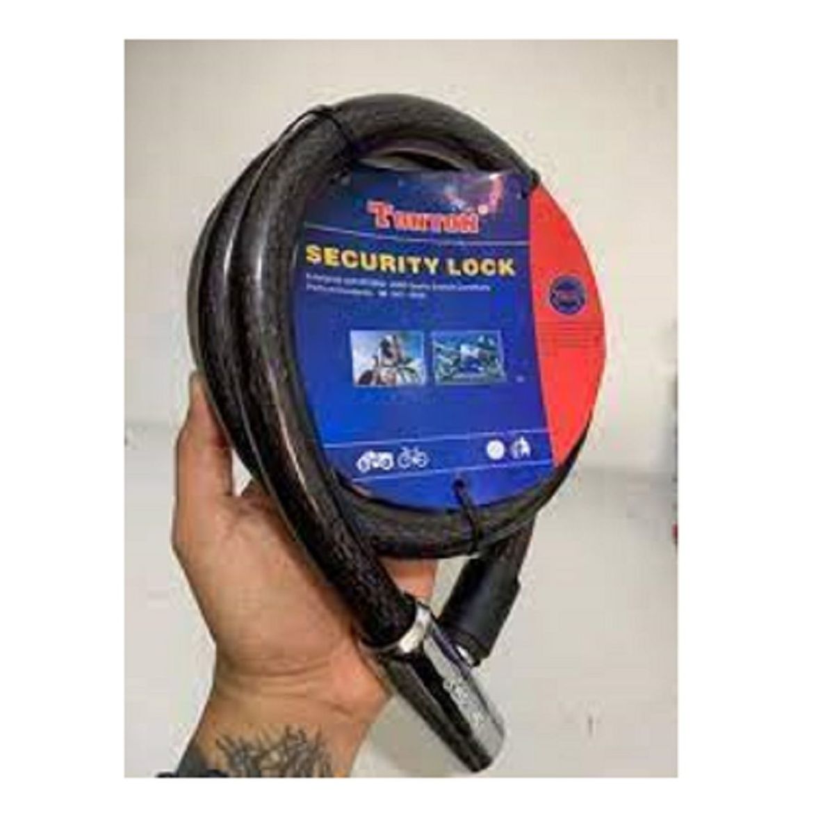 GENERICO - CADENA DE SEGURIDAD 15MM PARA BICICLETA