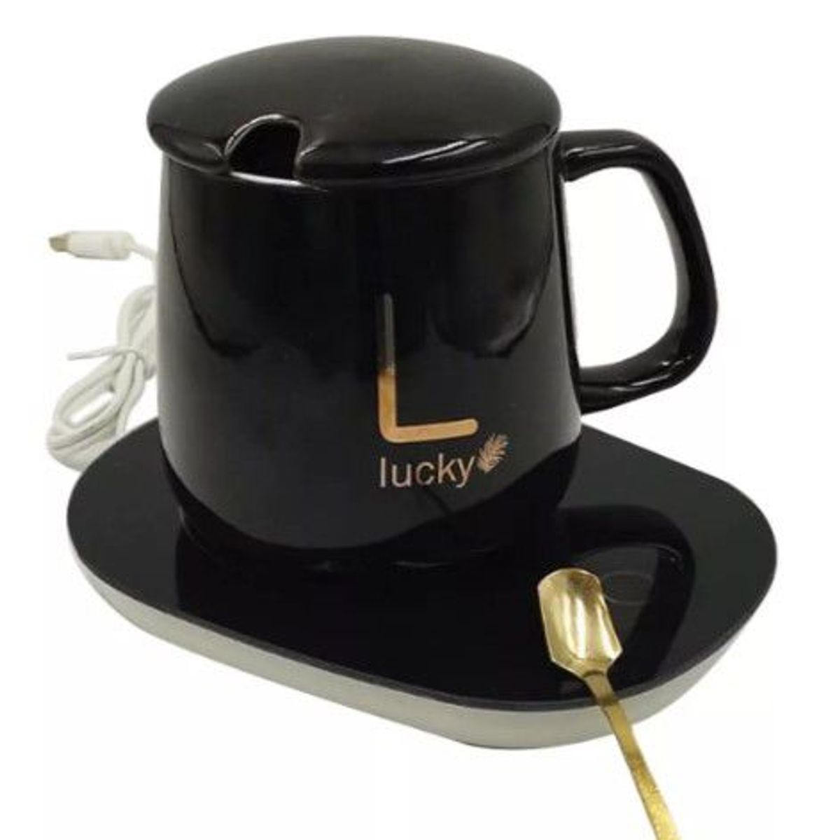 GENERICO - taza mug eléctrico café mate te leche a corriente